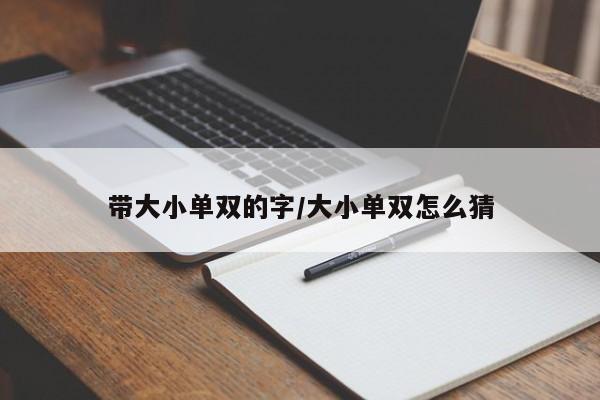 带大小单双的字/大小单双怎么猜