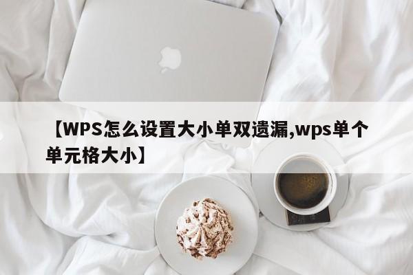 【WPS怎么设置大小单双遗漏,wps单个单元格大小】