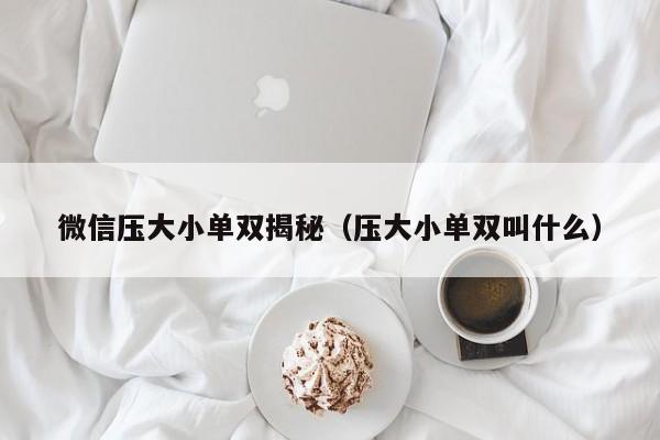 微信压大小单双揭秘(压大小单双叫什么)